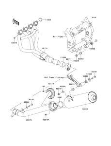 ZX900 Глушитель