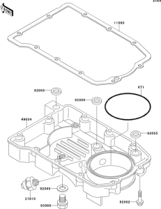 ZL600 Маслянный поддон