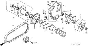 PK50 Clutch / driven face
