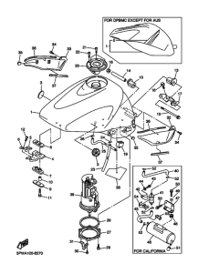 YZF-R1 Tank fuel