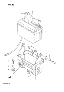 GSF400 Аккумулятор