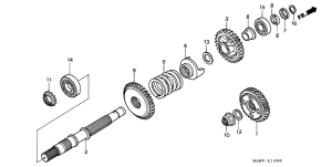 GL1500SE Shaft set final