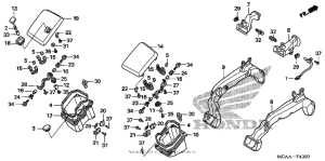 GL1800 Air duct (gl1800 / a'05)