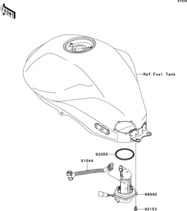EX650 Топливный насос