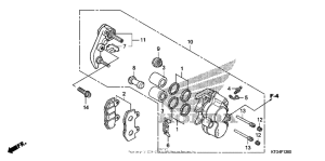 SH150I Передний суппорт