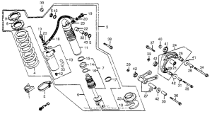 CR480 Rear shock absorber 83