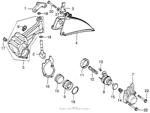 CB200T Тормозной суппорт