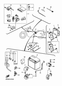 XVS950CU (ABS) エレクトリカル 2