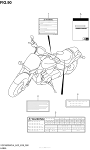 VZR1800BZ Label (Vzr1800Bzl4 E03)