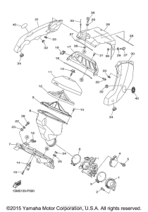 YZ250FFW Впускная система