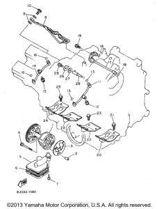 YZF1000RJ Масляный насос