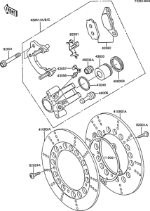 EX305 Передний тормоз