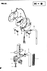 GSX250 Топливный кран