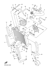 YZF-R6 Radiateur & tuyau