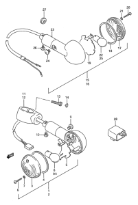 VS1400 Поворотники