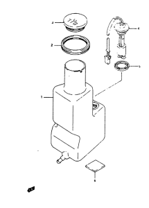 AH100 Бак масляный