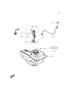 SC300 Топливный бак
