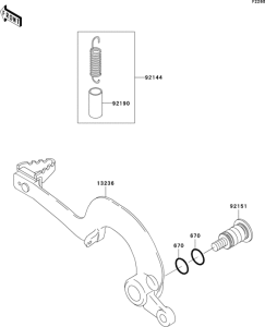  Педаль тормоза