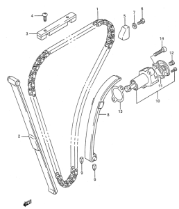 GS500 Держатель направляющей