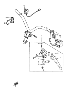 CW50RS Handle switch. lever