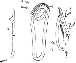 XR250R Cam chain + tensioner