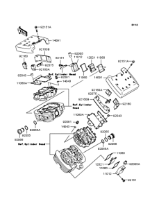 VN1500 Крышка головки цилиндров