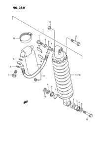 RM80 Задние амортизаторы