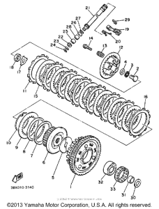 XJ700XS Сцепление