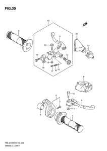 RM-Z450 Рулевой рычаг