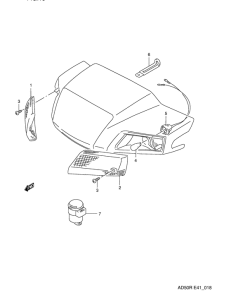 AD50 Front turn signal lamp