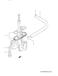 DR125 Топливный кран