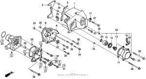 VFR750F Водяной насос
