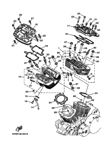 XV1700AS Головка цилиндров