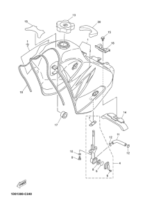  Топливный бак