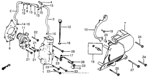 CB750 Масляный насос
