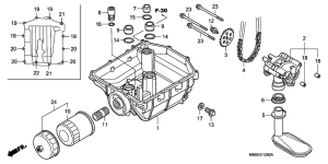 VTR1000F Маслонасос