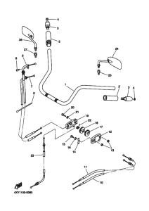 XVZ13TFS Рулевой рычаг и кабель