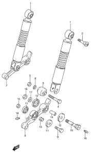 RC50 Suspension arm