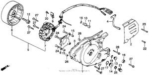 XL250R Crankcase cover 82-83