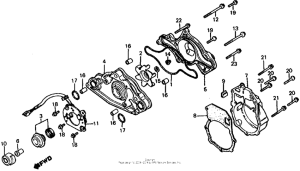 CX650 Water pump + pulse generator