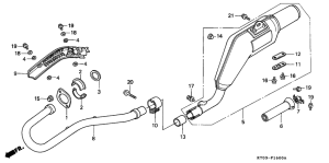 XR200R Глушитель