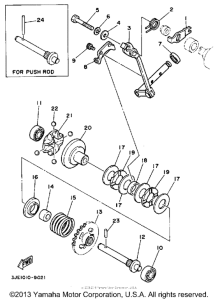WR250Z Регулятор,вед .звезда