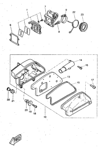 CW50RS Впускная система
