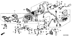 VT750RS Жгут проводов