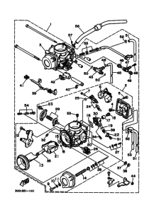 TDM850 Tobera  carburador