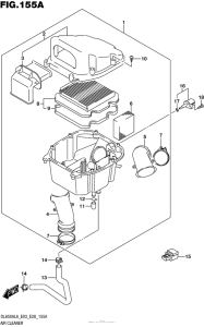 DL650 (ABS) Воздушный фильтр