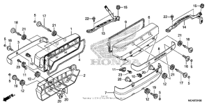 GL1800 (ABS) Крышка головки цилиндров