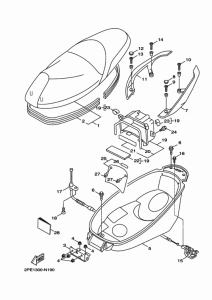 XC125R Сиденье