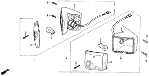 SE50 Сигналы поворота передние