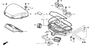 CBR1100XX Воздухоочиститель 99-03